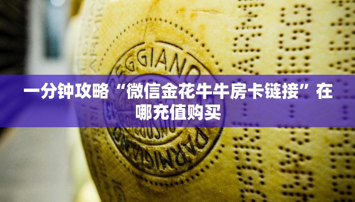 一分钟攻略“微信金花牛牛房卡链接”在哪充值购买