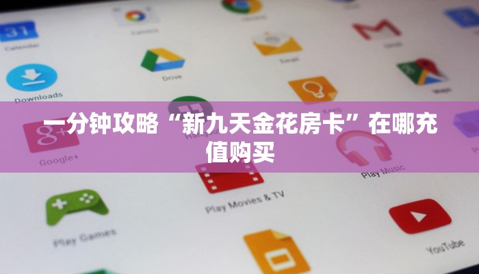 一分钟攻略“新九天金花房卡”在哪充值购买