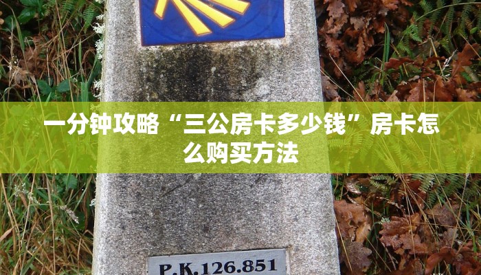 一分钟攻略“三公房卡多少钱”房卡怎么购买方法