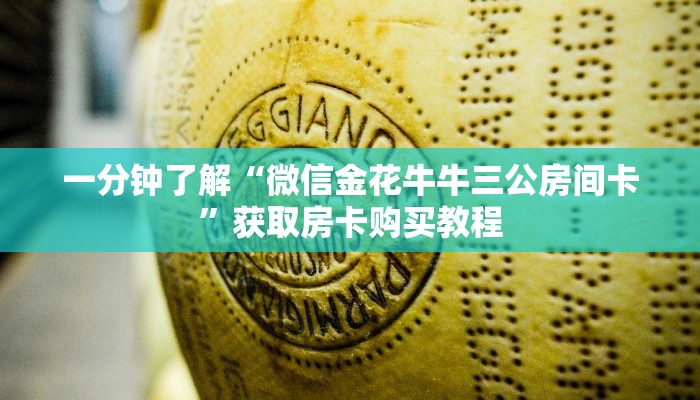 一分钟了解“微信金花牛牛三公房间卡”获取房卡购买教程